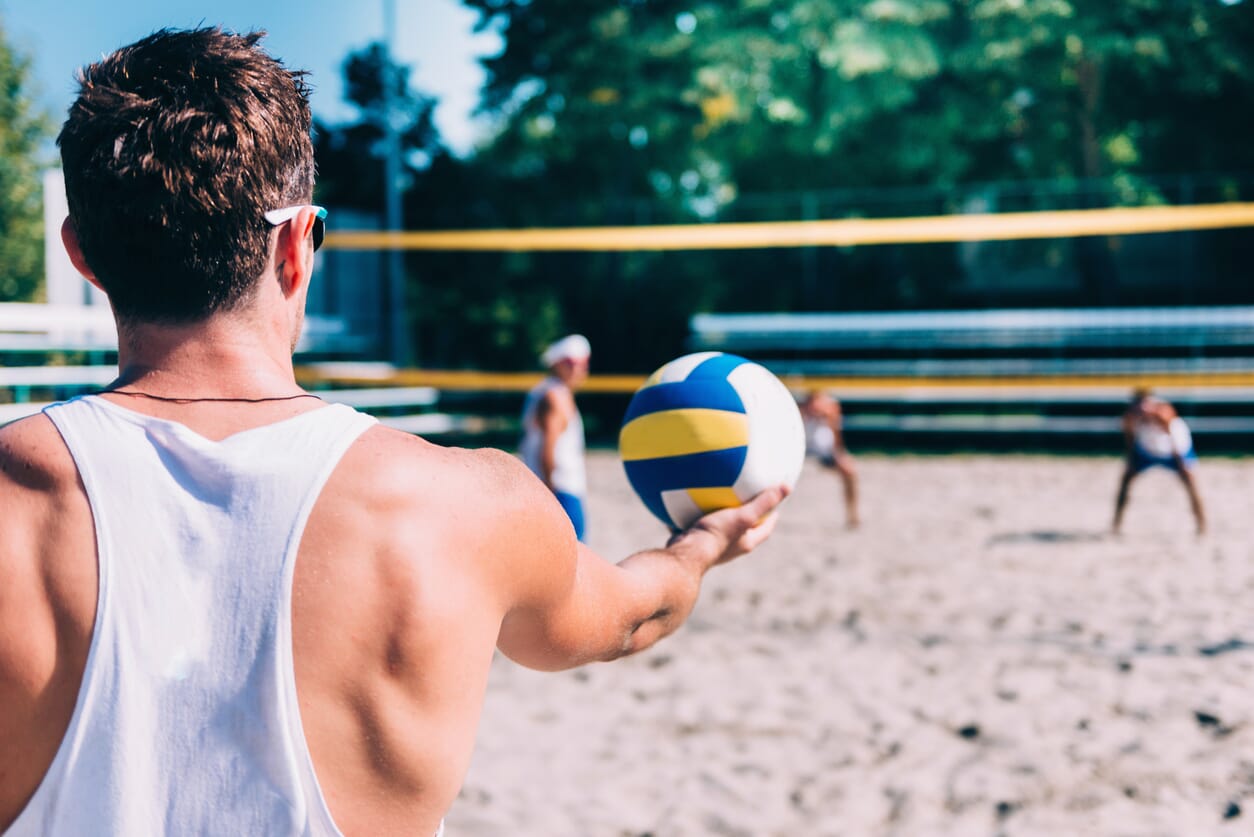 Beach volleyball sports team management app spond