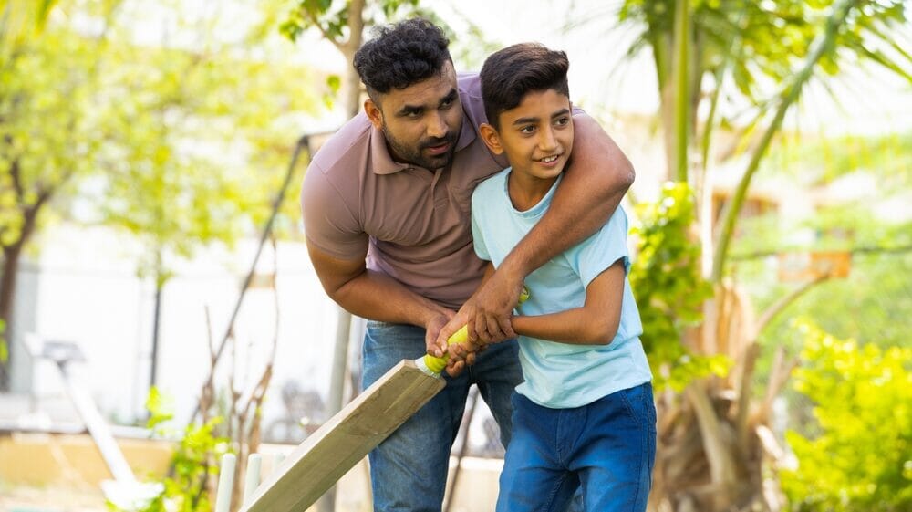 Coach planning cricket training session using Spond app