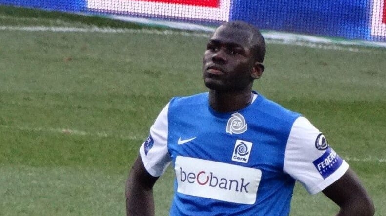 Kalidou Koulibaly, one of the heaviest Premier League football players, defending for Chelsea