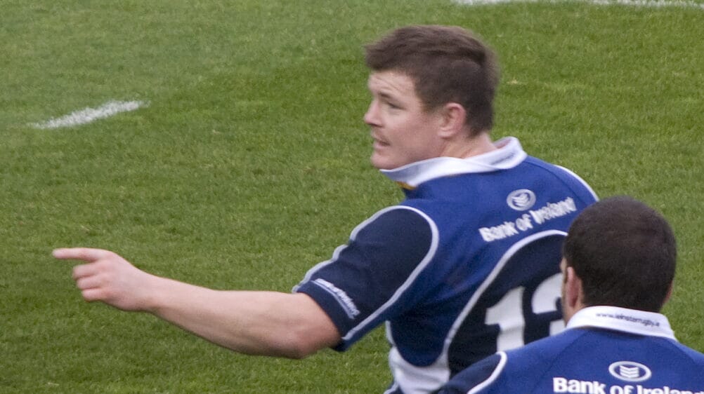 Irish rugby star Brian O’Driscoll, known for one of the greatest tries in rugby union against France in 2000.