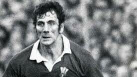 Dai Morris, iconic Welsh flanker, celebrated as one of the greatest British rugby players.
