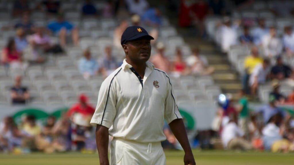 Brian Lara, West Indies batsman and record-holder for highest Test score.
