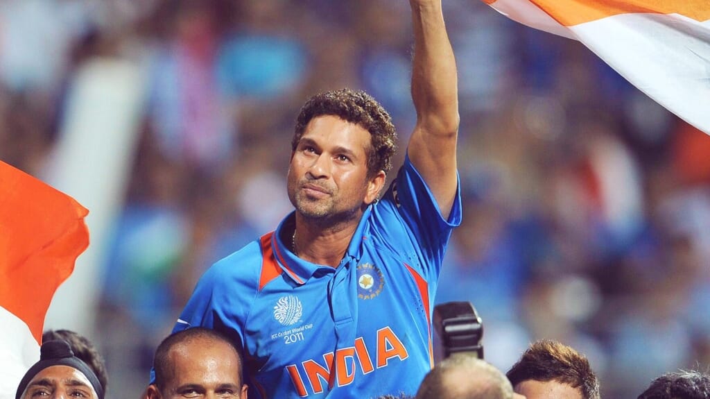 Sachin Tendulkar, India’s cricket icon and record-breaking batsman.