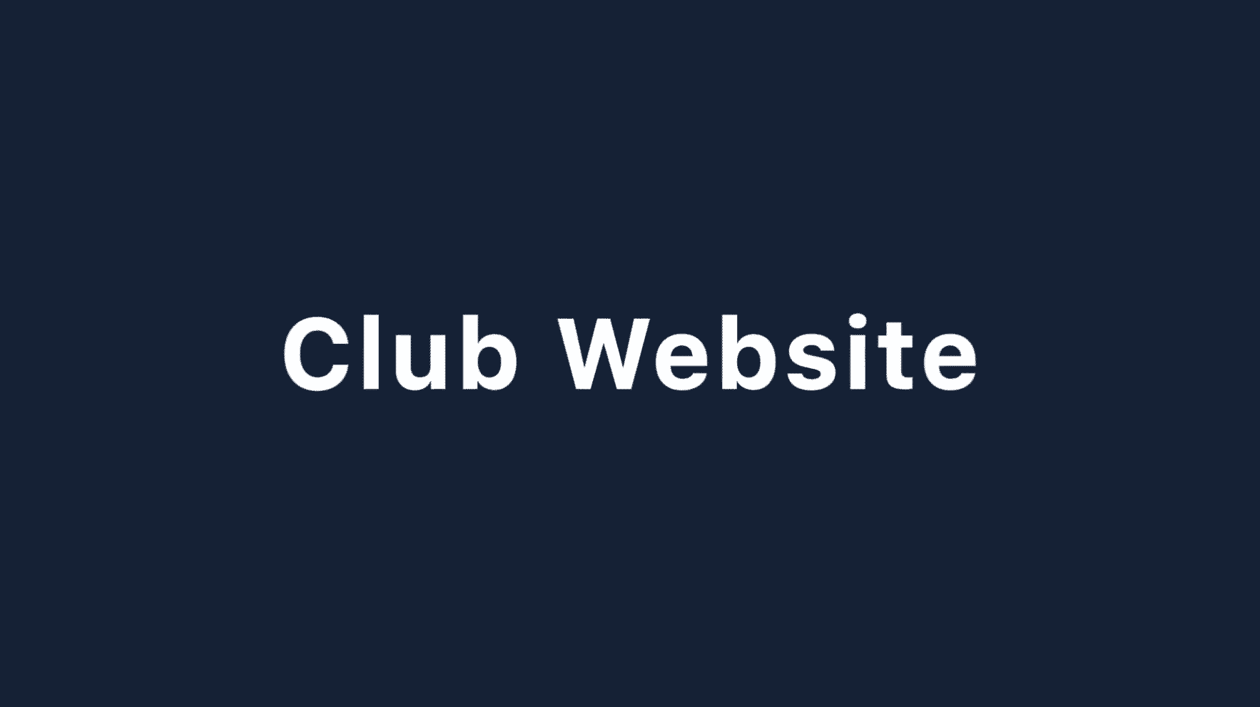 A preview of Club Website from Spond’s intuitive interface, highlighting its customizable features and user-friendly design.