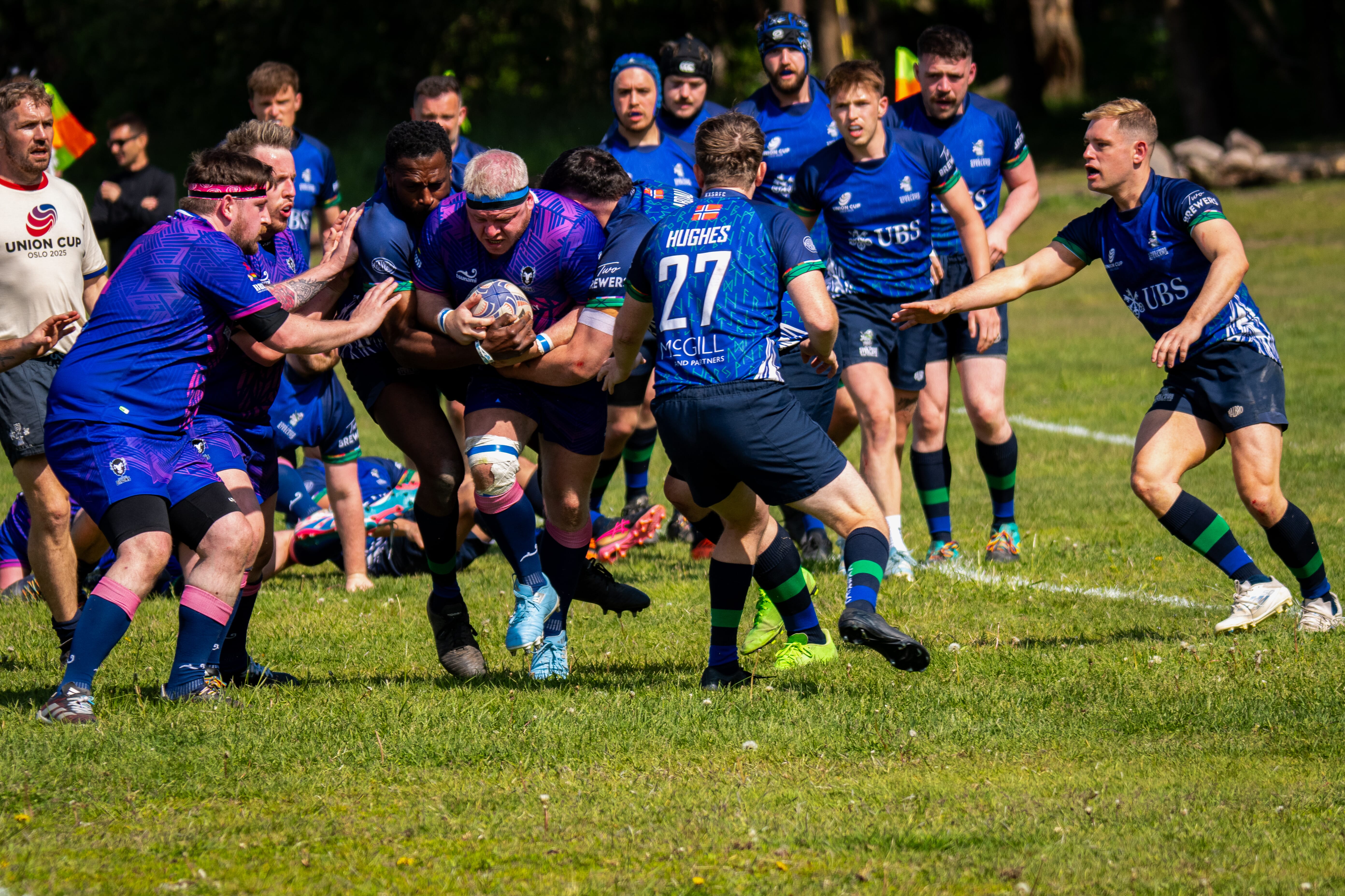 Bristol Bisons RFC playing inclusive rugby, showcasing fundraising for grassroots sport in action