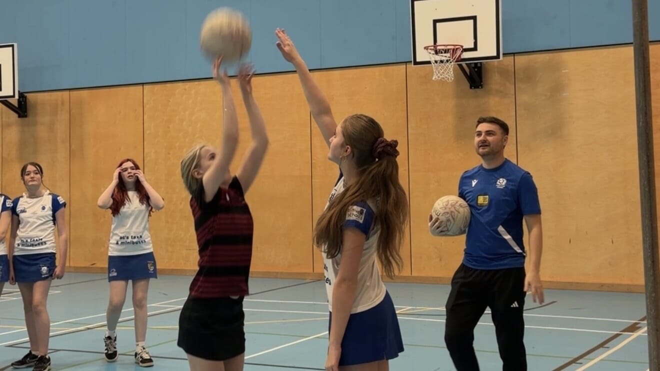 Staff and pupils using Spond as part of East Lothian’s school sport digital transformation